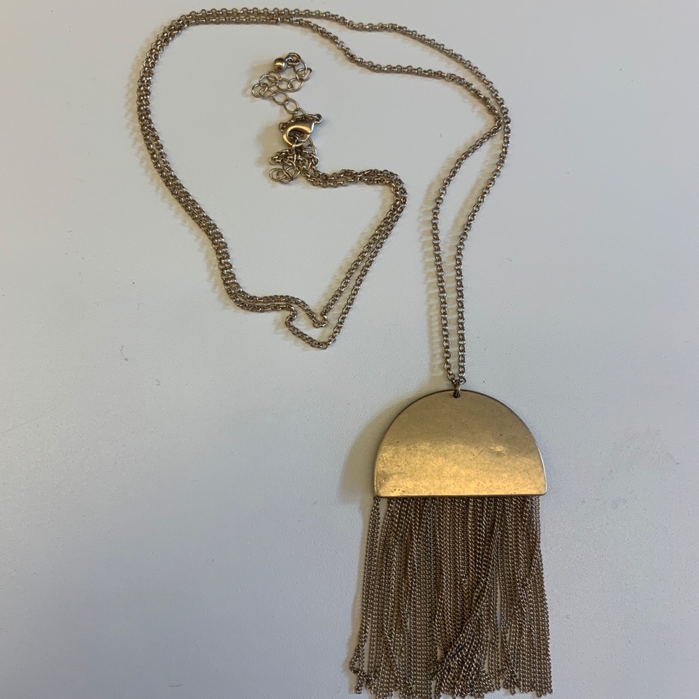 Half Moon Gold Necklace